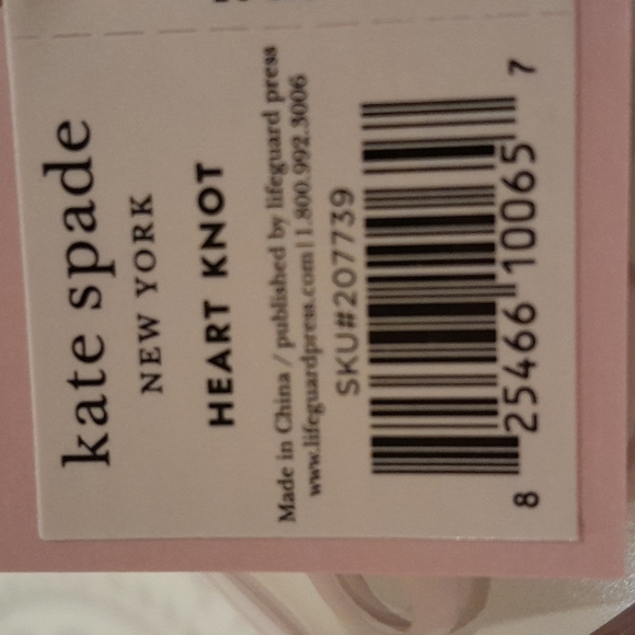 Kate Spade 16oz Thermal Mug Heart Knot Design - Picture 6 of 6